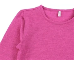 Kids ONLY fuchsia purple side cut out glitter short top